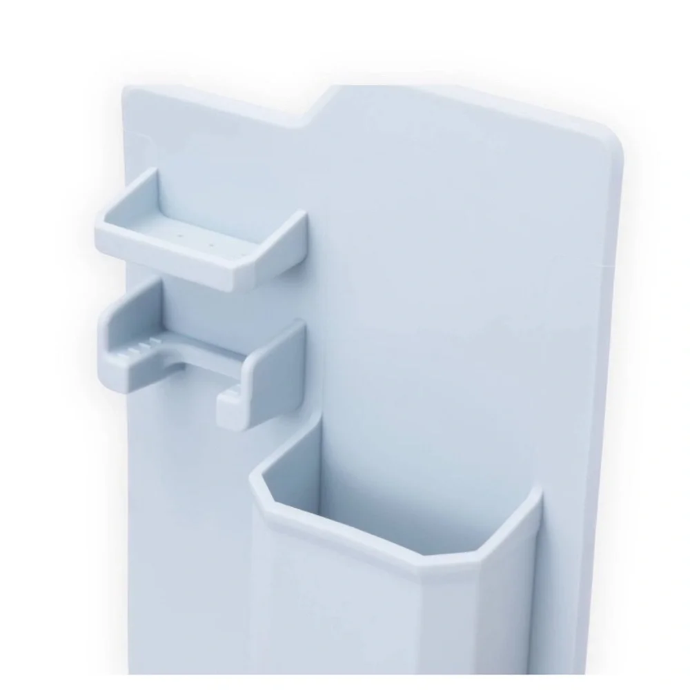 Target Minimalist Wall Mounted Bathroom Organizer Mirror Storage Light Blue NEW‎